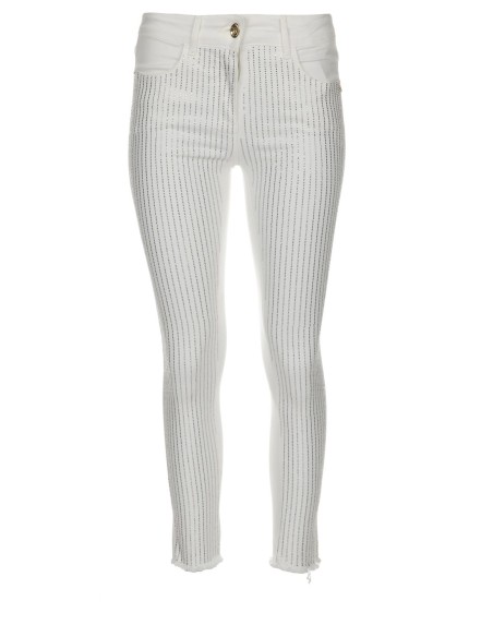 Pantalone bianco strass Liona - PATRIZIA PEPE