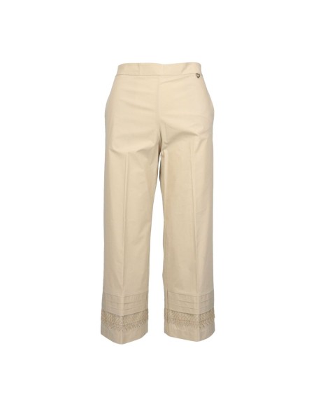 Pantalone cropped beige - TWINSET